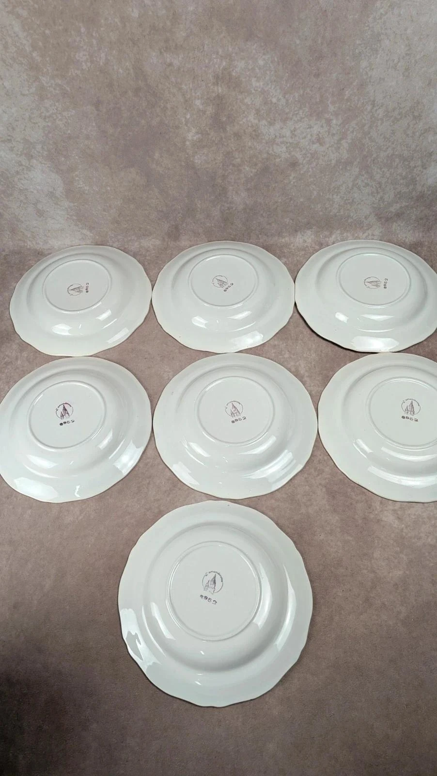 Lot de 7 assiettes creuses antigas L’amandinoise – Faiência floral – photo 8